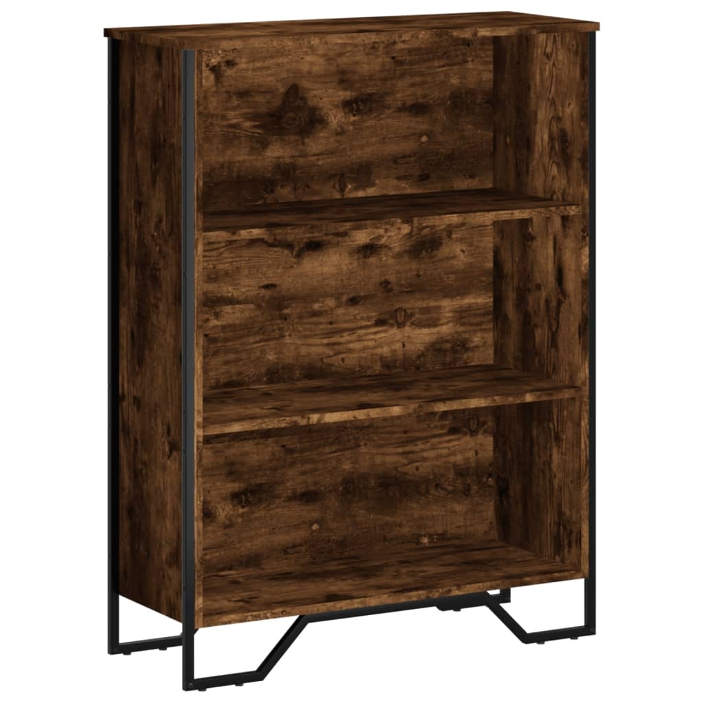 VidaXL Boekenkast 80x31x106 cm bewerkt hout gerookt eikenkleurig