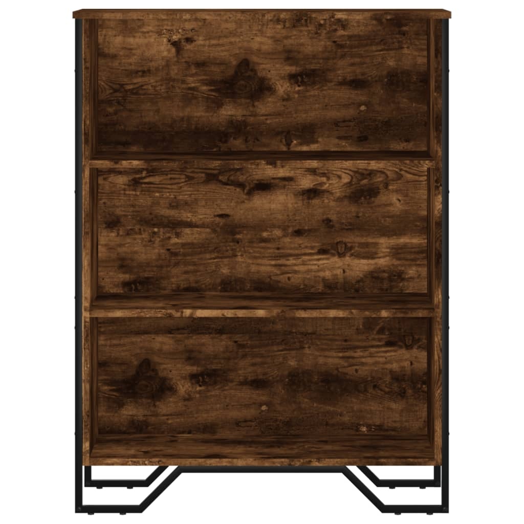 VidaXL Boekenkast 80x31x106 cm bewerkt hout gerookt eikenkleurig