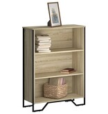 VidaXL Boekenkast 80x31x106 cm bewerkt hout sonoma eikenkleurig