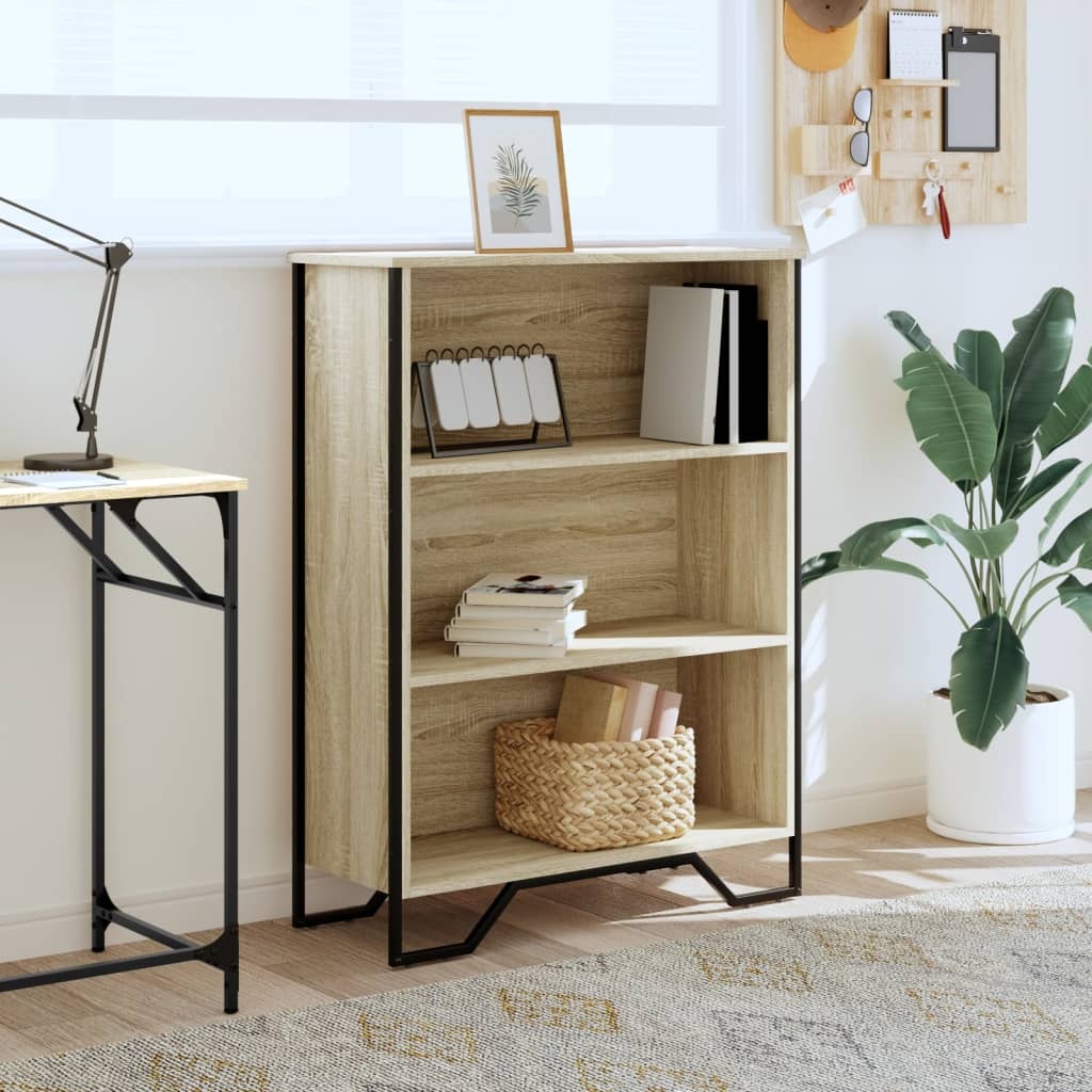 VidaXL Boekenkast 80x31x106 cm bewerkt hout sonoma eikenkleurig