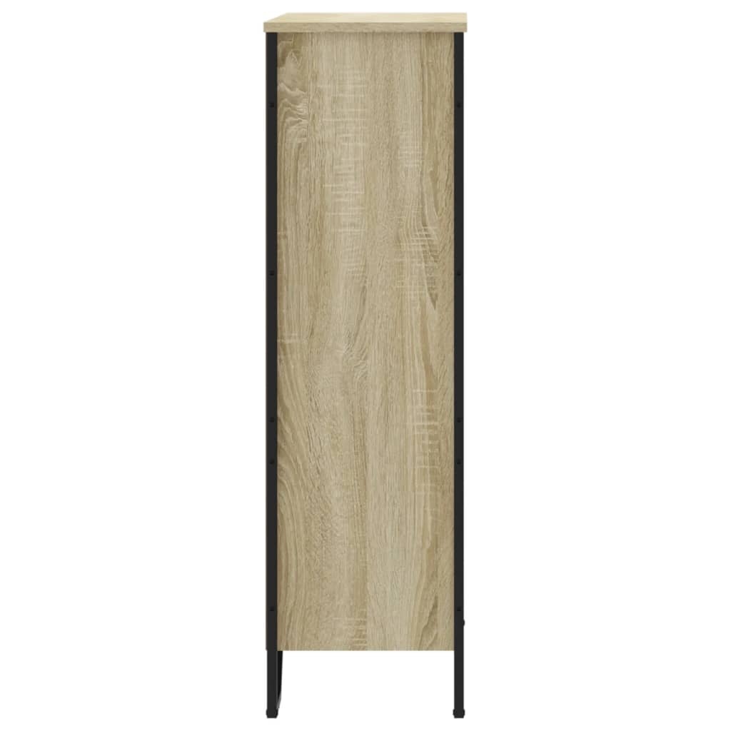 VidaXL Boekenkast 80x31x106 cm bewerkt hout sonoma eikenkleurig