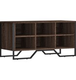 VidaXL Schoenenkast 90x38x45,5 cm bewerkt hout bruin eikenkleurig