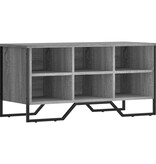 VidaXL Schoenenkast 90x38x45,5 cm bewerkt hout grijs sonoma eikenkleur