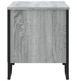 VidaXL Schoenenkast 90x38x45,5 cm bewerkt hout grijs sonoma eikenkleur