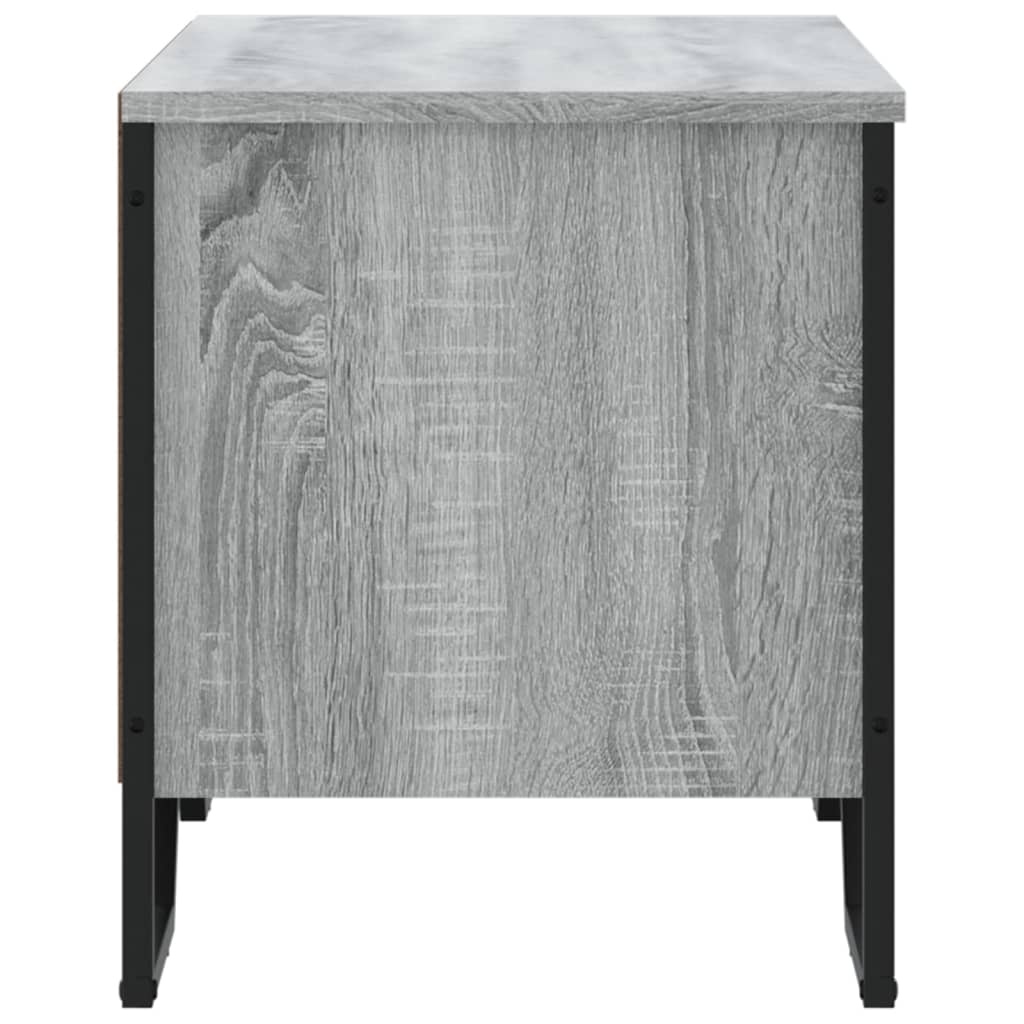 VidaXL Schoenenkast 90x38x45,5 cm bewerkt hout grijs sonoma eikenkleur