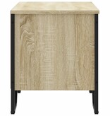 VidaXL Schoenenkast 90x38x45,5 cm bewerkt hout sonoma eikenkleurig