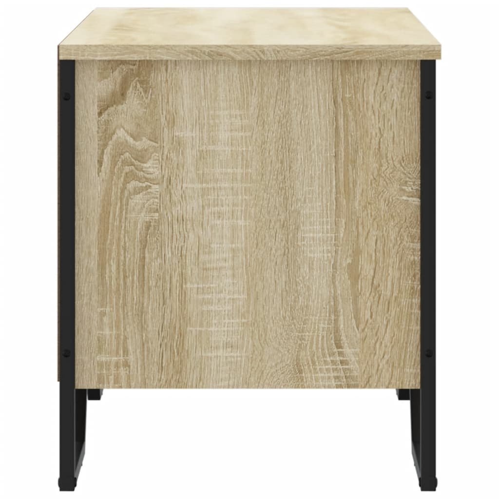 VidaXL Schoenenkast 90x38x45,5 cm bewerkt hout sonoma eikenkleurig