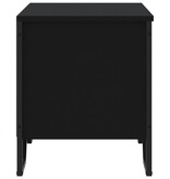 VidaXL Schoenenkast 90x38x45,5 cm bewerkt hout zwart