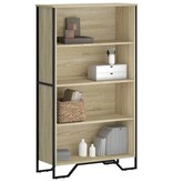 VidaXL Boekenkast 80x31x137,5 cm bewerkt hout sonoma eikenkleurig