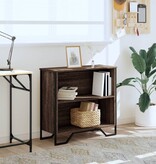 VidaXL Boekenkast 80x31x74,5 cm bewerkt hout bruin eikenkleur