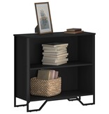 VidaXL Boekenkast 80x31x74,5 cm bewerkt hout zwart