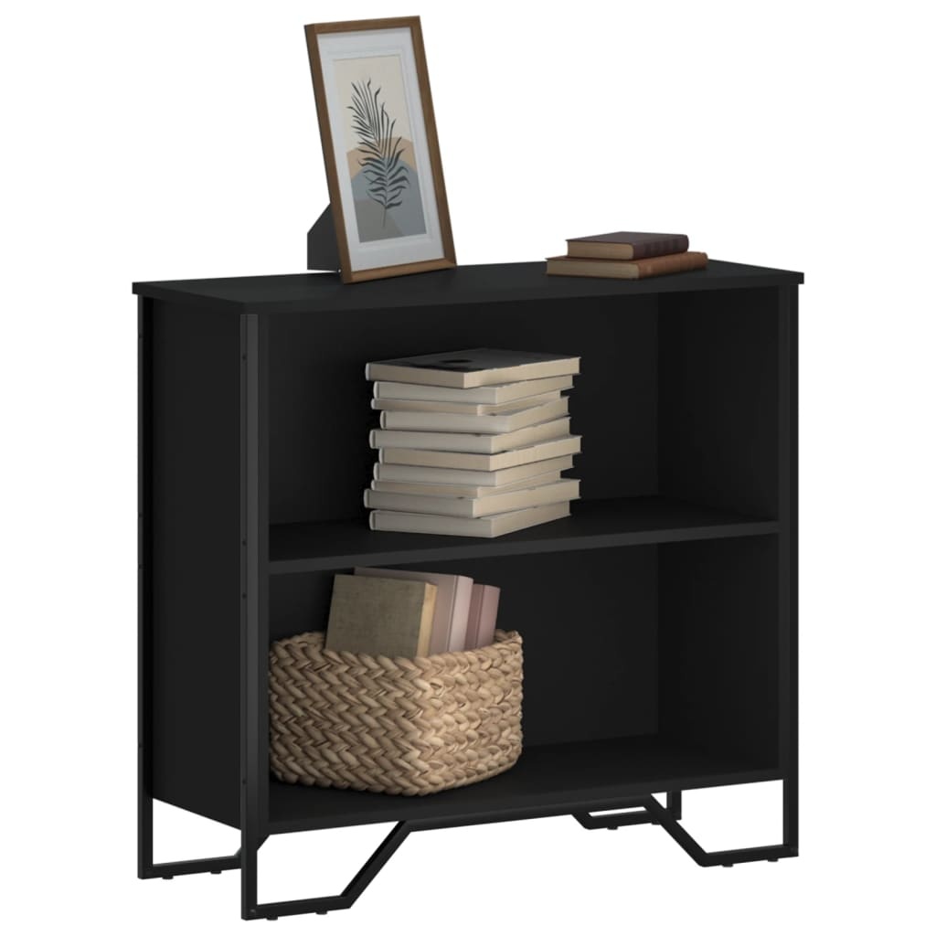 VidaXL Boekenkast 80x31x74,5 cm bewerkt hout zwart