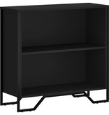 VidaXL Boekenkast 80x31x74,5 cm bewerkt hout zwart