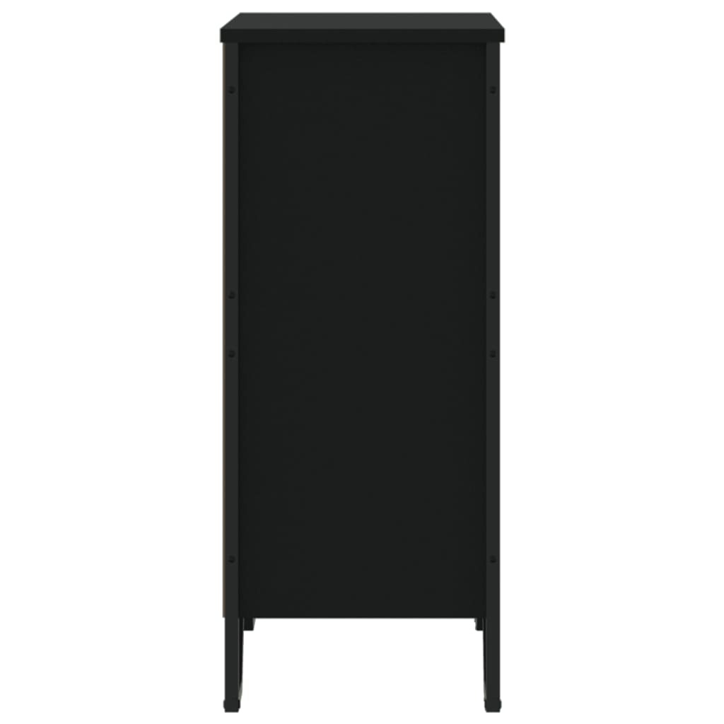 VidaXL Boekenkast 80x31x74,5 cm bewerkt hout zwart