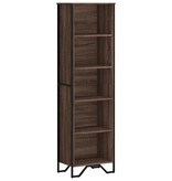 VidaXL Boekenkast 50x31x169 cm bewerkt hout bruin eikenkleur