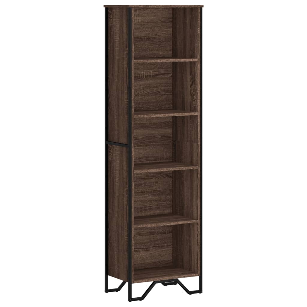 VidaXL Boekenkast 50x31x169 cm bewerkt hout bruin eikenkleur
