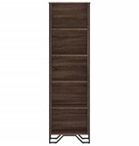 VidaXL Boekenkast 50x31x169 cm bewerkt hout bruin eikenkleur