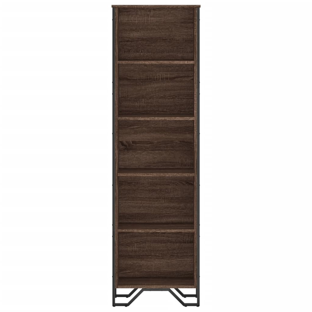 VidaXL Boekenkast 50x31x169 cm bewerkt hout bruin eikenkleur