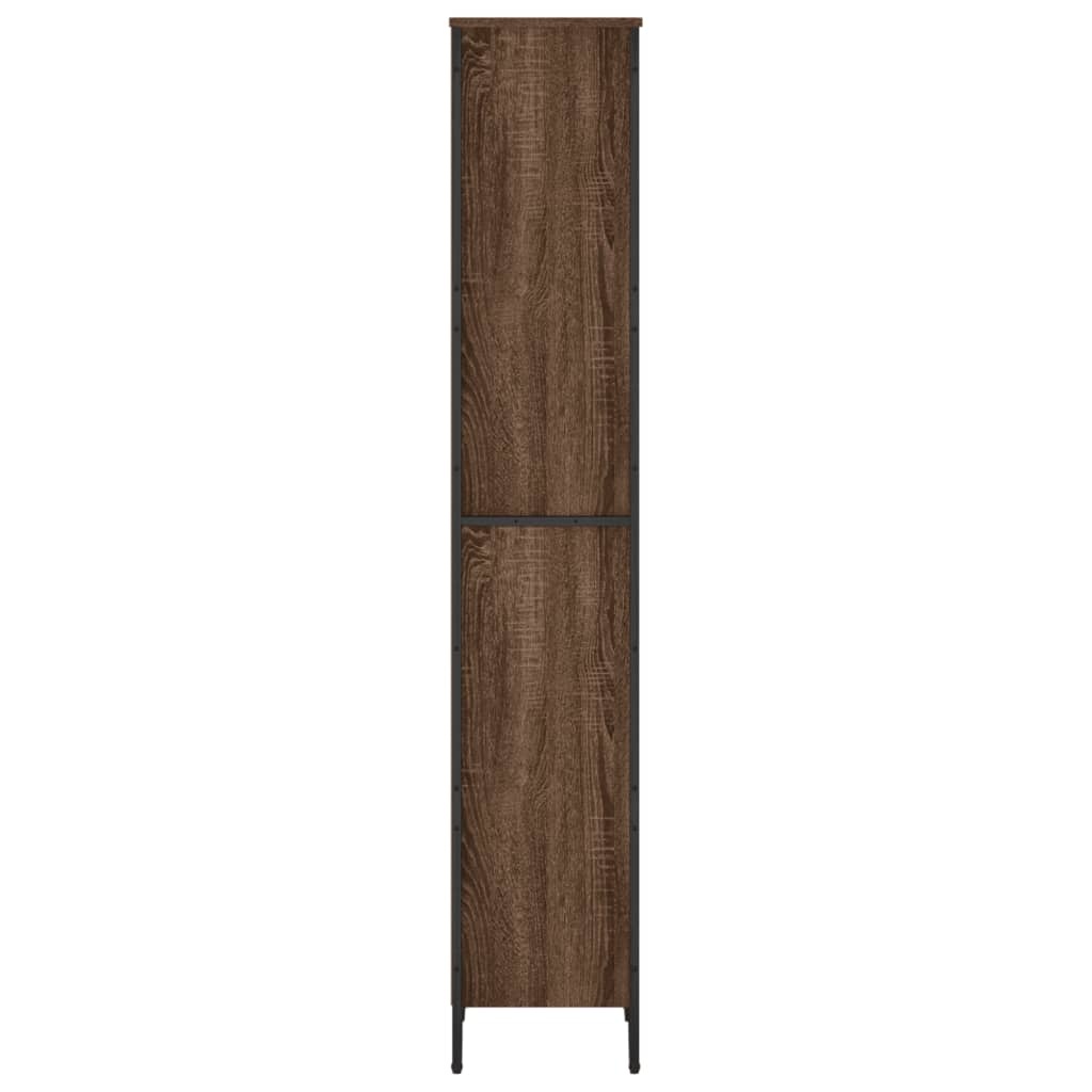 VidaXL Boekenkast 50x31x169 cm bewerkt hout bruin eikenkleur