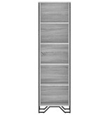 VidaXL Boekenkast 50x31x169 cm bewerkt hout grijs sonoma eikenkleurig