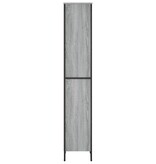VidaXL Boekenkast 50x31x169 cm bewerkt hout grijs sonoma eikenkleurig
