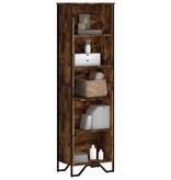 VidaXL Boekenkast 50x31x169 cm bewerkt hout gerookt eikenkleurig