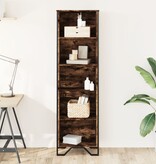 VidaXL Boekenkast 50x31x169 cm bewerkt hout gerookt eikenkleurig