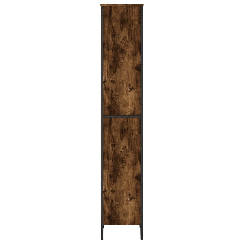 VidaXL Boekenkast 50x31x169 cm bewerkt hout gerookt eikenkleurig