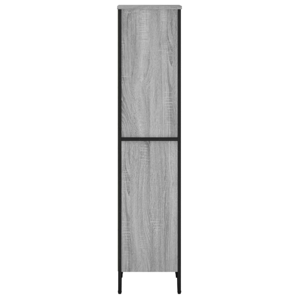VidaXL Boekenkast 50x31x137,5 cm bewerkt hout grijs sonoma eikenkleur
