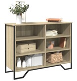 VidaXL Dressoir 101x35,5x74,5 cm bewerkt hout sonoma eikenkleurig