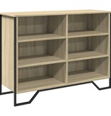 VidaXL Dressoir 101x35,5x74,5 cm bewerkt hout sonoma eikenkleurig