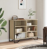 VidaXL Dressoir 101x35,5x74,5 cm bewerkt hout sonoma eikenkleurig