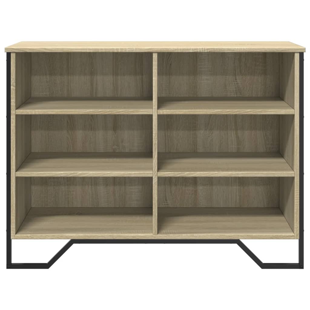 VidaXL Dressoir 101x35,5x74,5 cm bewerkt hout sonoma eikenkleurig