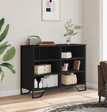 VidaXL Dressoir 101x35,5x74,5 cm bewerkt hout zwart