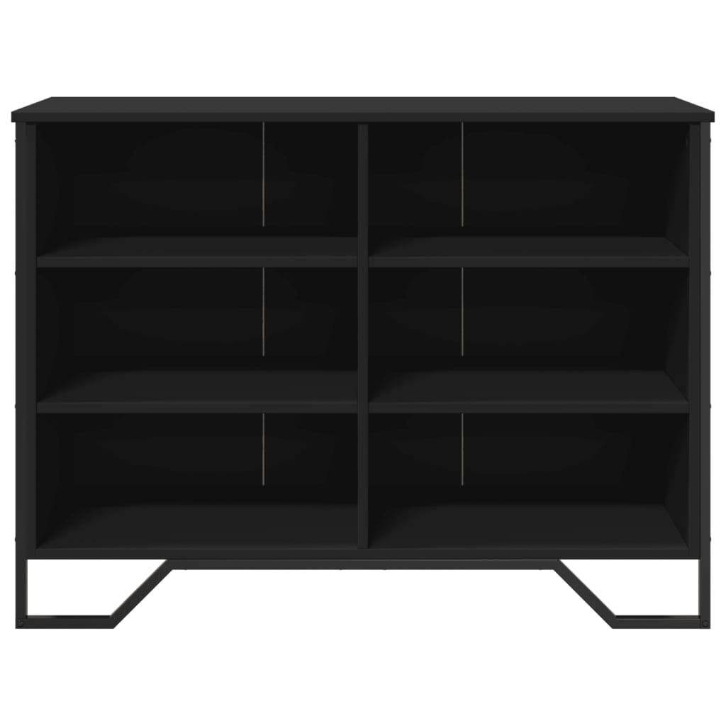 VidaXL Dressoir 101x35,5x74,5 cm bewerkt hout zwart