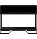 VidaXL Wandtafel 100x35x74,5 cm bewerkt hout zwart