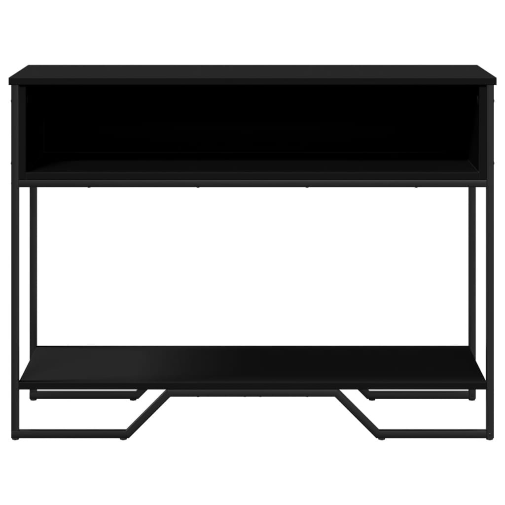 VidaXL Wandtafel 100x35x74,5 cm bewerkt hout zwart