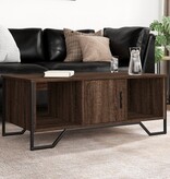 VidaXL Salontafel 100x51x40 cm bewerkt hout bruin eikenkleur