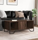 VidaXL Salontafel 100x51x40 cm bewerkt hout bruin eikenkleur