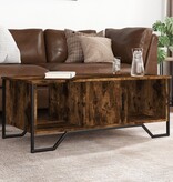 VidaXL Salontafel 100x51x40 cm bewerkt hout gerookt eikenkleurig