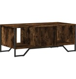 VidaXL Salontafel 100x51x40 cm bewerkt hout gerookt eikenkleurig
