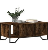 VidaXL Salontafel 100x51x40 cm bewerkt hout gerookt eikenkleurig
