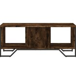 VidaXL Salontafel 100x51x40 cm bewerkt hout gerookt eikenkleurig