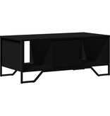 VidaXL Salontafel 100x51x40 cm bewerkt hout zwart