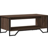 VidaXL Salontafel 100x51x40 cm bewerkt hout bruin eikenkleur
