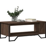 VidaXL Salontafel 100x51x40 cm bewerkt hout bruin eikenkleur