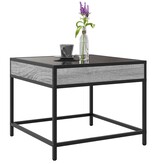 VidaXL Salontafel met Infinity LED 50x50x41 cm grijs sonoma eikenkleur