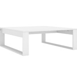 VidaXL Salontafel 100x100x35 cm bewerkt hout wit