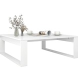VidaXL Salontafel 100x100x35 cm bewerkt hout wit
