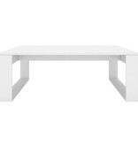 VidaXL Salontafel 100x100x35 cm bewerkt hout wit